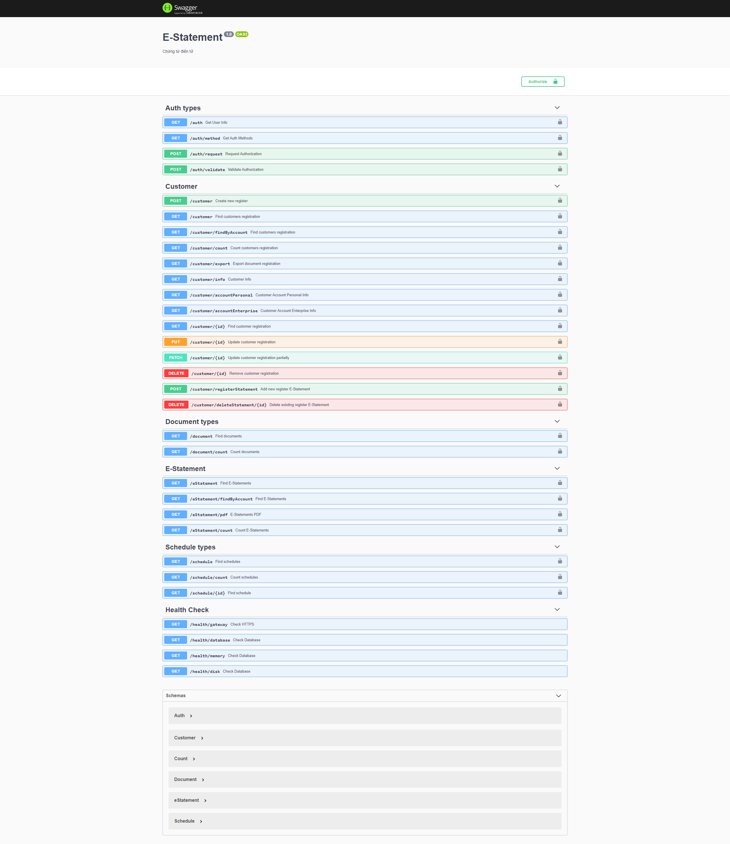 ACB E-Statement Transaction View